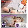 Smart Watch for Women Men (Answer/Make Call), Fitness Tracker, 1.83 HD Screen with 24-Hour Heart Rate/Sleep Monitor, IP68 Waterproof, 130+ Sports Modes, Smartwatch for Android iOS, White