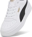 PUMA Mens Caven 2.0 Sneaker, White Black-Gold, 14