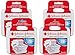 Johnson & Johnson First Aid to Go (Mini First-Aid Kit with 12 Items) Pack of 4 Kits