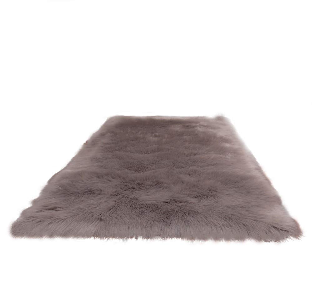 Tapis rectangulaire doux gris 60x120 cm pour une ambiance cocooning