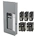 Square D - HOM2040M200PCVP Homeline 200-Amp 20-Space 40-Circuit Indoor Main Breaker Load Center Value Pack, Plug-on Neutral Ready