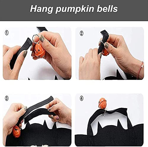 Bowtus Halloween Cat Bat Wings Pet Costume With Pumpkin Bells For Halloween Party Decorations, Cute Puppy Dog And Cat Collar Bat Wings Cosplay Party Dress Up Funny Cool Appare(Small) #TOP5