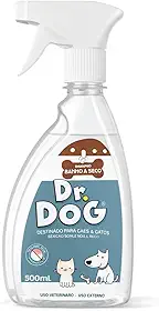 Banho a seco para Cachorros Filhotes, Gatos 500ml hipoalergênico, limpa patinhas, higienizador neutraliza odor pet, Banho Express