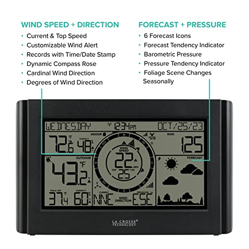 La Crosse Technology 328-96087-INT Black & White Professional Weather Station by La Crosse Technology - Image 3