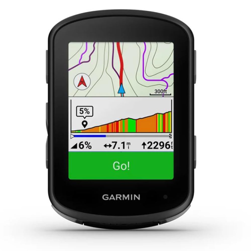 Garmin Edge 540, Ordinateur de vélo GPS compact, appareil uniquement 010-02694-00 - Ensemble avec cadre de vélo Deco Essentials et support de téléphone portable Deco Gear CPS - Protection exclusive de