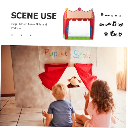 Beaupretty Kindergarten Shadow Puppet Kit Educational Traditional Chinese Handcrafted Shadow Theater Prop for Storytelling and Creative Play with Cultural Heritage Craft Materials