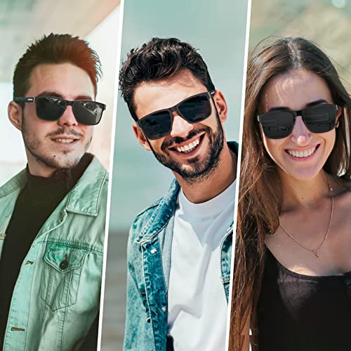 اوكفي نظارات شمسية مستقطبة عصرية للرجال مع حماية من الاشعة فوق البنفسجية 400 كلاسيكية والنساء للقيادة والصيد والرياضة