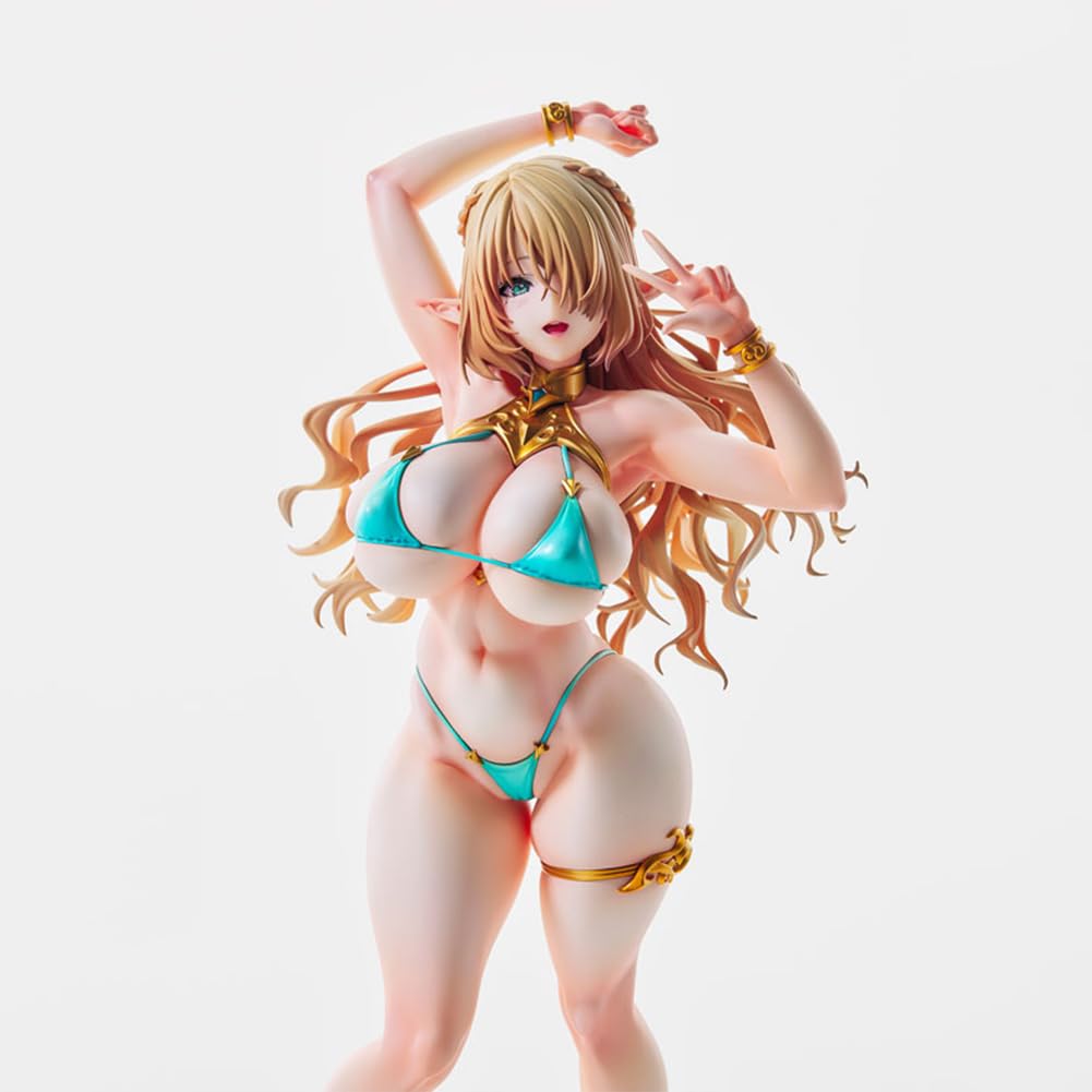 DEXSHUN Elf Village 8th Villager Cecil Figura Anime Figure Manga Illustration Serie Modello PVC Action Figure Desktop Decorazione Regalo 25cm