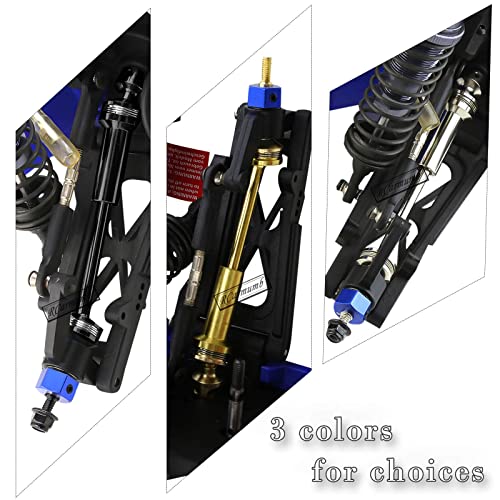 Rcarmumb Rc Upgrades Part Drive Shaft Cvd For 1/10 Slash Vxl 4X4 4Wd,Stampede Vxl 4X4 4Wd,Rustler Vxl 4X4 4Wd,4Pcs Front Rear Stainless Steel #45 Driveshaft Axles With Hex,Black #TOP5