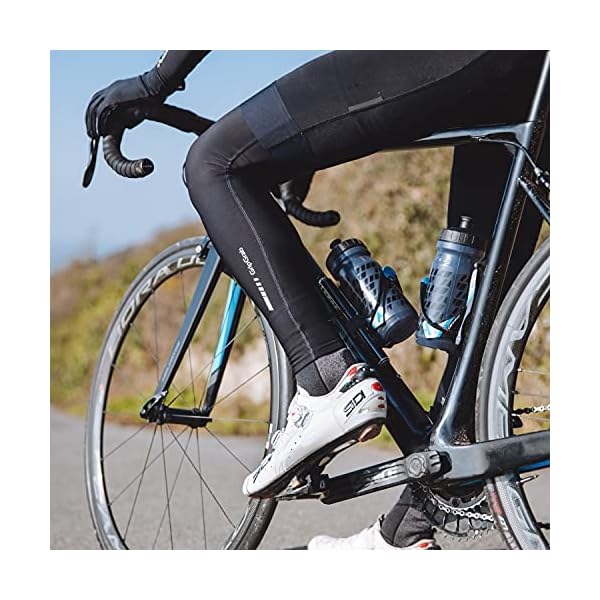 GripGrab Classic Winter Fahrrad Beinlinge Rutschfeste Thermo Radsport Rennrad Gravel MTB Beinwärmer Cycling Leg Warmers – Bild 5