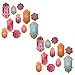 Beistle 53580 Foil Lantern & Mandala Cutouts, 22 Piece, 6.75"-15", Multicolored