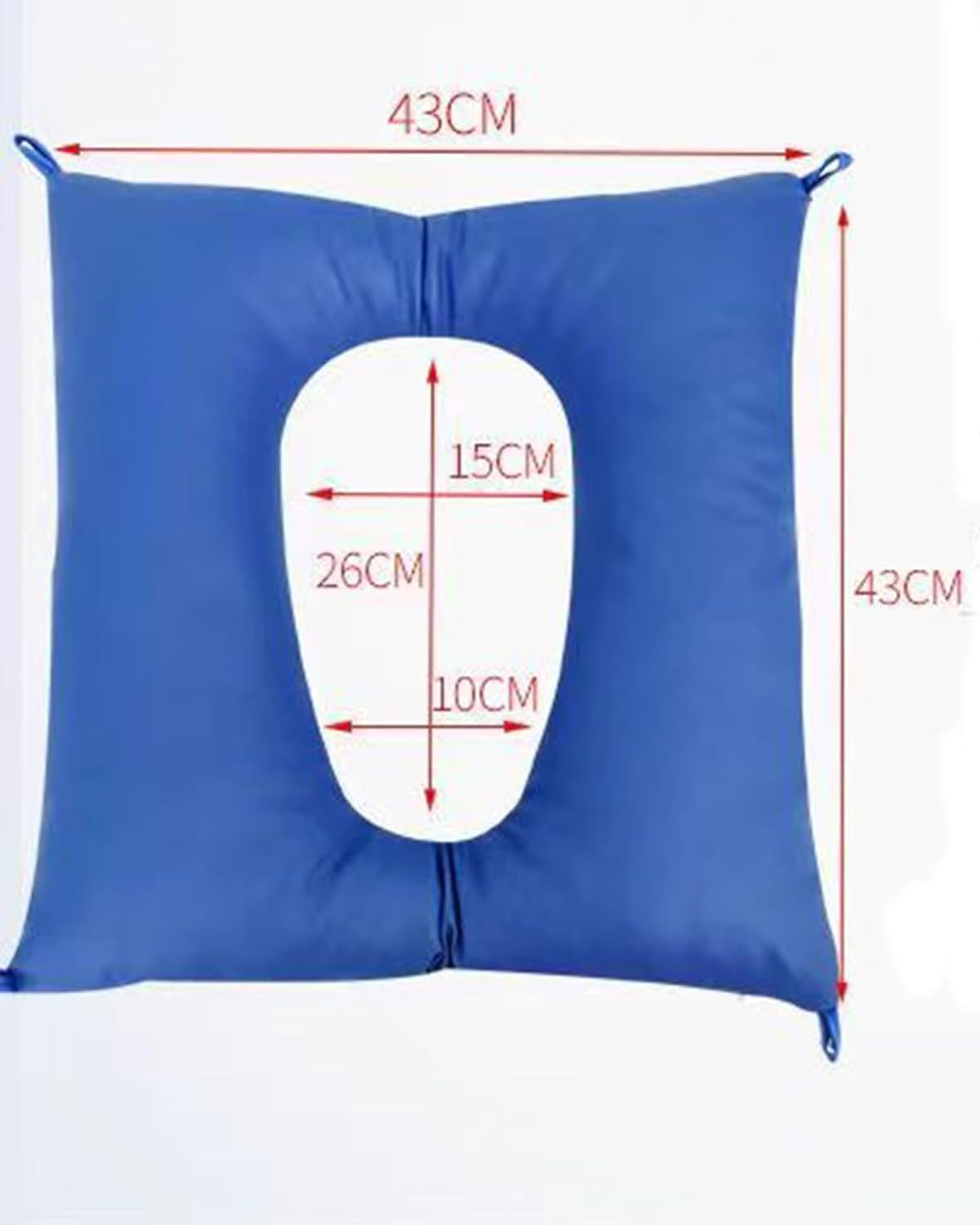 Cojín antiescaras para sillas de ruedas y sillas de inodoro, grueso y cálido, cojín lavable para asiento de inodoro
