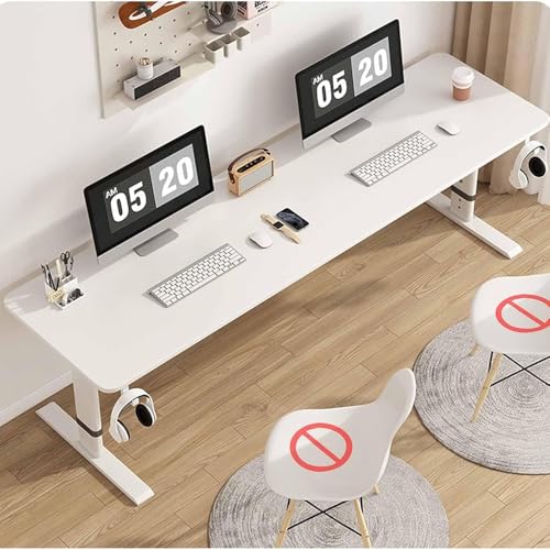 �蓮���~���f�X�N �Q�[�~���O�f�X�N �I�t�B�X���[�N�e�[�u�� 2�l�p PC�f�X�N ���[��Ɗ� �w�K�� ��c�� �׋��� ��80/100/120/140/160/180cm �ω׏d���� �P�[�u�����t�� ��������(���V��+���r,160x60x100cm)