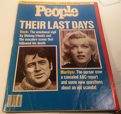 People Weekly (Rock Hudson ....Marilyn Monroe, october 21 , 1985)