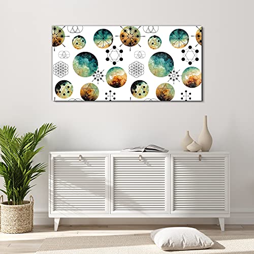 Image acrylique 120x60cm Intergalactic Kosmos tableau pour salon Coloray