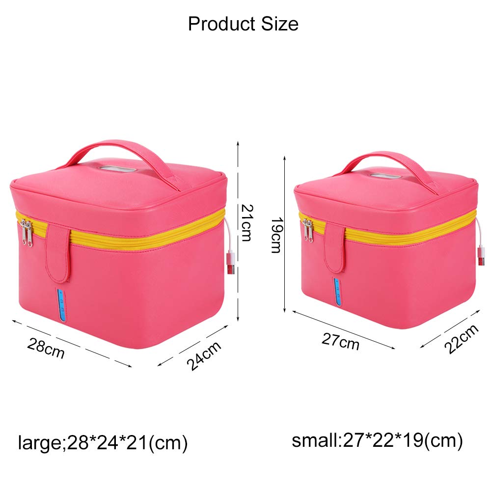 TOPCHANCES - Borsa per sterilizzazione UV con LED U-V con cavo USB per maschere/biancheria intima/biberone/cosmetici/giocattoli