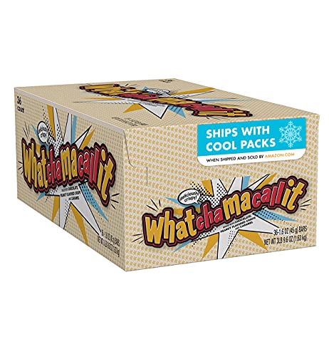 Delicious WHATCHAMACALLIT Chocolate Peanut Flavored Crisps and Caramel Candy
