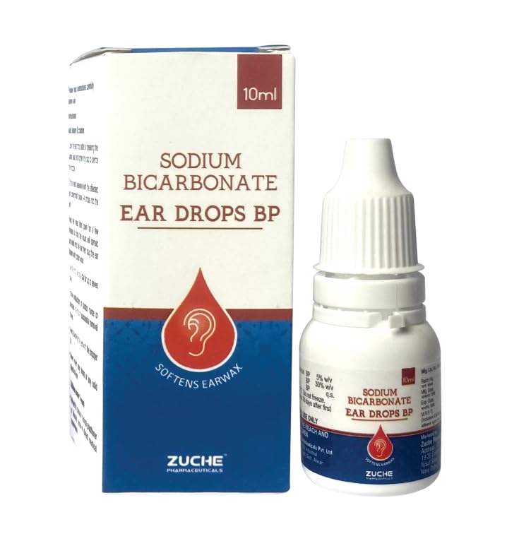 Sodium Bicarbonate Ear drops BP 10 ml (2 Units) | Ear Wax Remover | Naural Product | Medical Grade (B0CC8QNZJY) Amazon Price History, Amazon Price Tracker