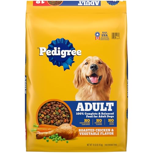 Pedigree Complete Nutrition Adult Dry Dog Food, Roasted Chicken & Vegetable Flavor, 18 lb. Bag
