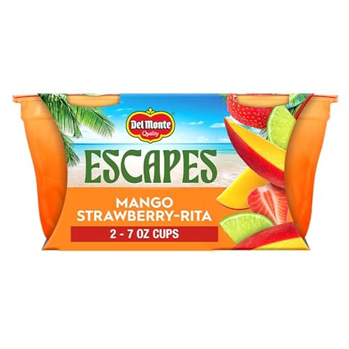 Del Monte Escapes Mango Strawberry - Rita 2-7 oz Cup