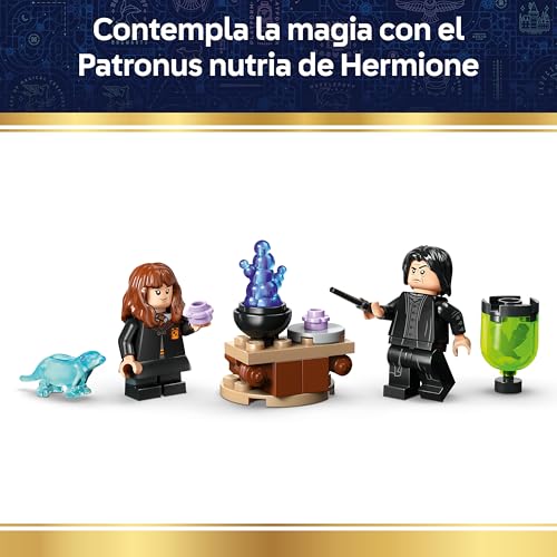 Miniatura 4 de Lego Harry Potter Caldero: Aula De Pociones Secretas - Decoración Para El Dormitorio - Juguete De Colección - Minifiguras De Patronus, Hermione Y Snape - Regalo Para Niñas Y Niños De 10 Años - 76464