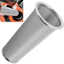 Fuel Tank Filter Strainer 304 Stainless Steel Cone Shaped for Kubota BX Series 1880, 2360, 23s, 24, 25D, 2380, 2670, 2680