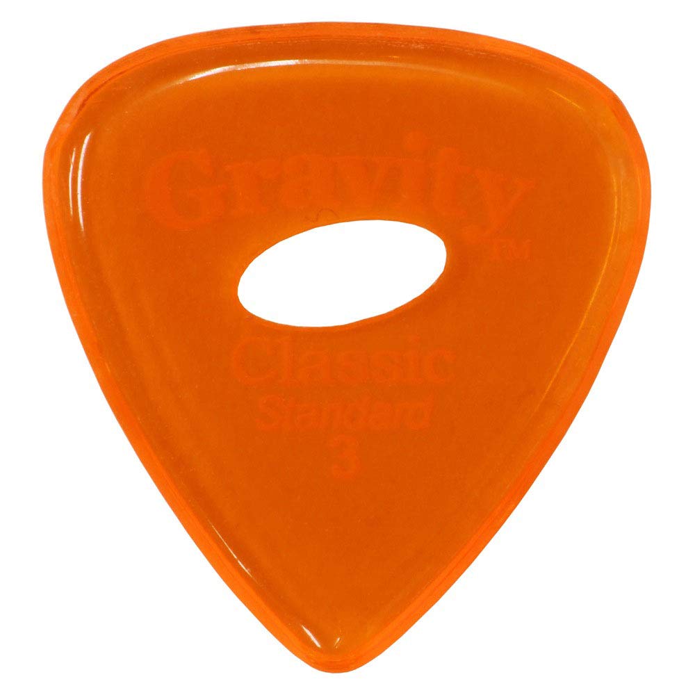 Amazon | GRAVITY GUITAR PICKS Classic -Standard Elipse Grip Hole