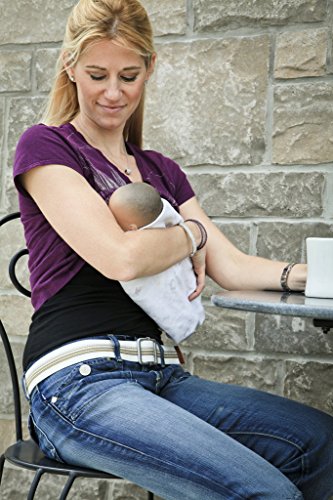 The Naked Nursing Tank Open Busted Breastfeeding Tank Top 2Pack - B&W - Medium #TOP5