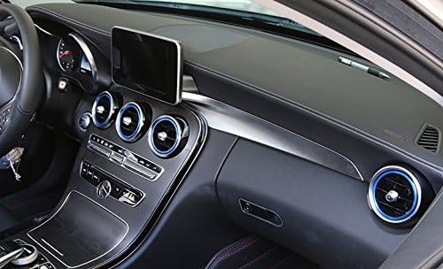 Eppar® New Decorative Air Duct Covers 7PCS for Mercedes Benz C-Class W205 2014-2017 C180 C200 C250 C300 C350 (Blue)