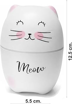 Kedi Temalı Dekoratif Tasarıma Sahip Hediye Seti – Peluş Kedi Yastık + Buhar Makinesi Nemlendirici + Sevgili Figürlü Kar Küresi | Dekoratif Hediye Seti