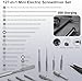 JIEHET Mini Electric Precision Screwdriver Set, 127-in-1 Magnetic Bits, Rechargeable USB-C, LED Light, Manual & Electric Modes, Cordless Portable Repair Tools Kit for Electronics, Phones, Laptops