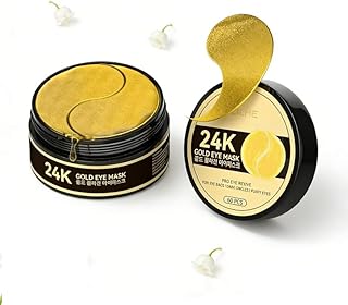 24k Gold Eye Patches - Glowing & Hydrating Hy...