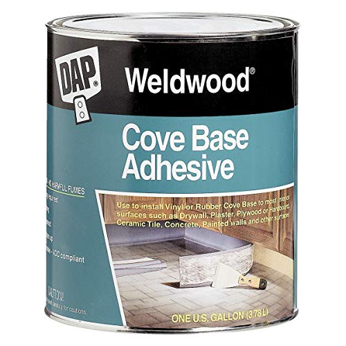 DAP Weldwood Cove Base Adhesive, Quart, White (7079825053)