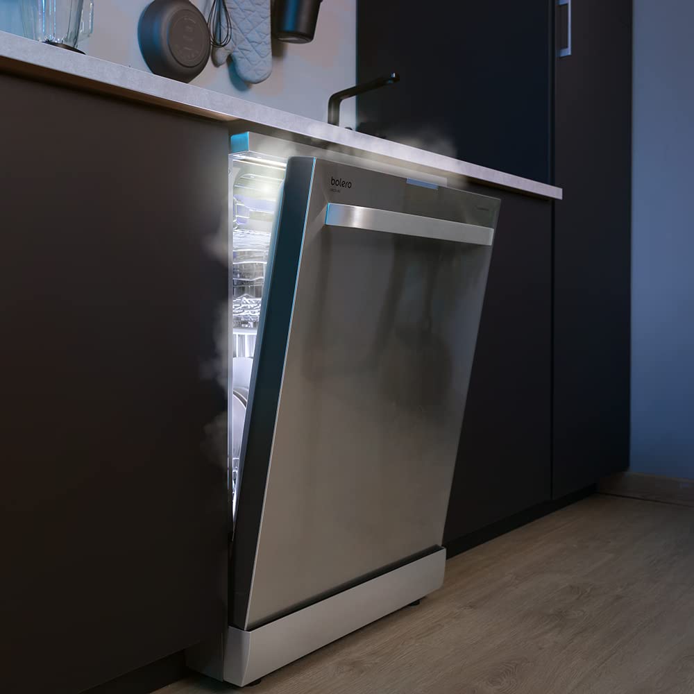 Cecotec Bolero Aguazero 6800 Lave-Vaisselle Indépendante 60 cm Inox 14 Couverts 8 Programmes Faible Consommation
