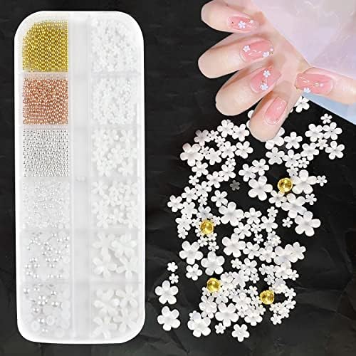 Amazon.co.jp: Coollooda ネイルパーツ 花 ネイルアート 立体 お花  