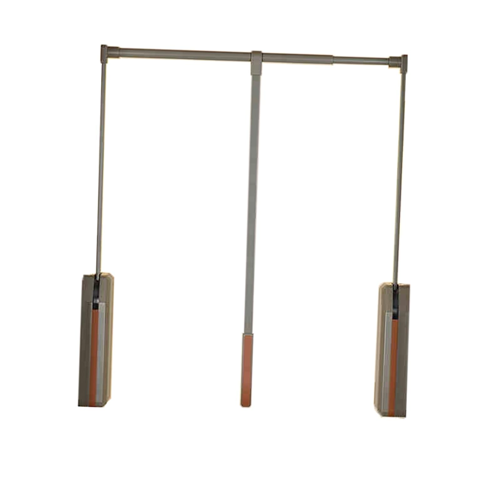 Barre de penderie coulissante télescopique pour penderie de dressing