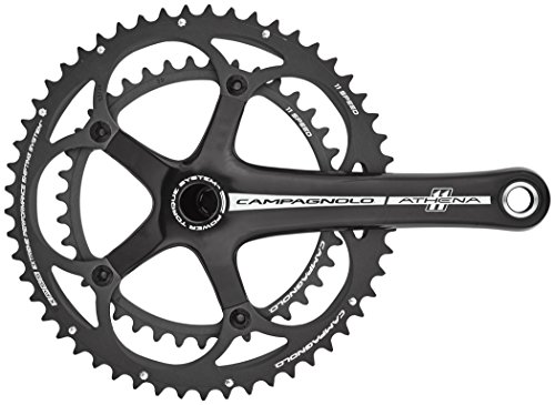 Campagnolo ATHENA BLACK Crankset Power Torque System 11 Speed, 170 mm 53-39t