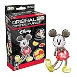 BePuzzled, Disney Mickey Original 3D Crystal Puzzle, Perfect for Puzzlers Ages 12 and Up, Challenging to Complete and Beautiful to Display, Collect Them All