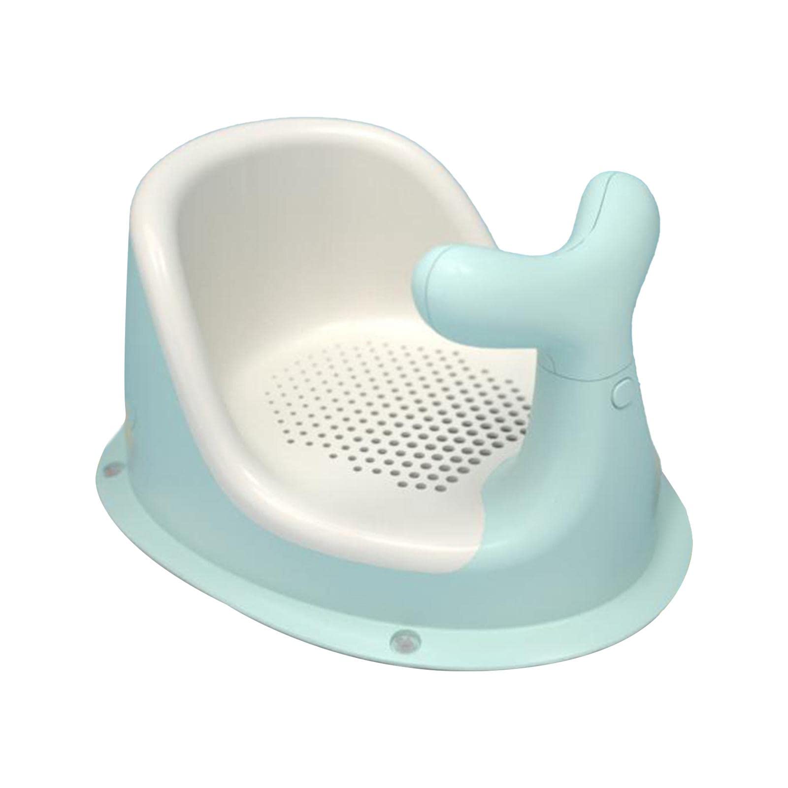 Qianly Badewannensitz Aus Geruchsfreiem TPE+PP Material Klappbar mit Saugstarken Saugnäpfen Und Stützender Rückenlehne für Babysicherheit für Familienbä,