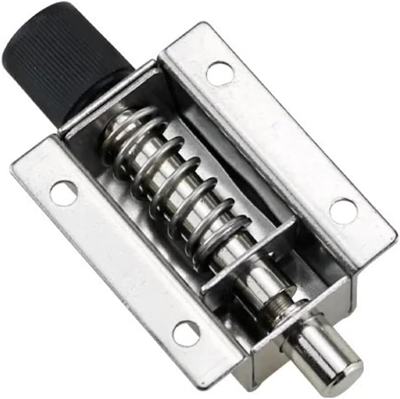 Stainless Steel Spring Buckle Lock for Industrial Cabinet Doors and Mechanical Equipment 1Pcs(No Buckle-1)