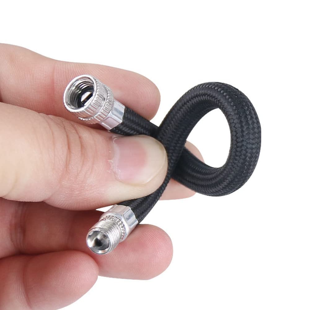 fahrradpumpe verlängerung Fahrradpumpen Verlängerungs Schlauch,Asudaro 2 Stück Flexible Ventilverlängerung Autoventil-Verlängerung Gummi Ventil Inflator Schlauchkabel für Schrader Ventil,Schwarz Sport & Freizeit Rahmenhöhe:S (27,5