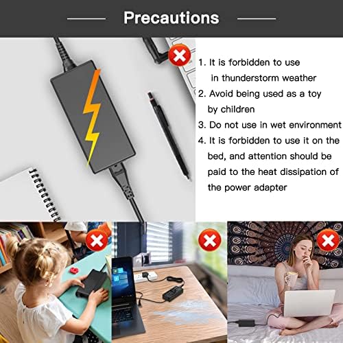 65W 20V 3.25A AC Adapter Laptop Charger USB Tip for Len ovo Thinkpad T470 T470S T460 T460S E450 E460 E540 E550 G50 Y40 Z50 Z70, Yoga 2 11 11S 13,Chromebook N20 N20p