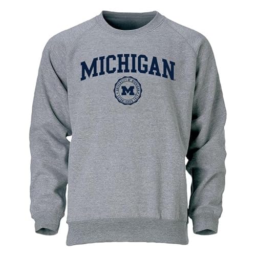 Barnesmith Crewneck Sweatshirt for College, Heritage Logo, Adult Unisex