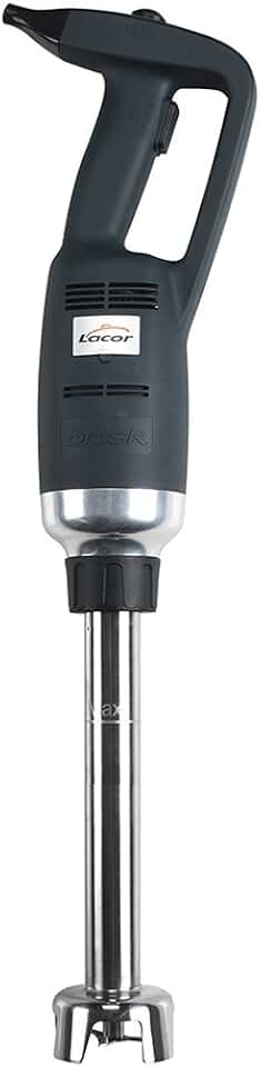 LACOR - Brisk Batidor Profesional de Serie Variable de 500 W y 30 cm, 5.3 tons, Acero inoxidable, Negro