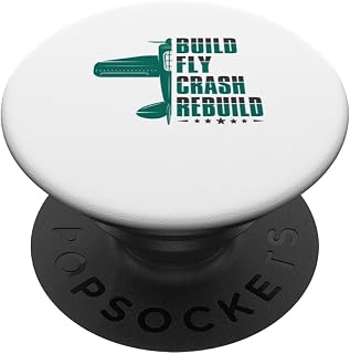 RC Test Pilot Model Plane Pilot Model Flight PopSockets Adhesive PopGrip