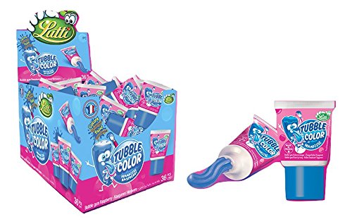 Lutti Tubble Gum pintalenguas frambuesa 18 und