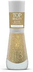 Esmalte New Top Beauty 9Ml Glitter - 102 - Iridescente, Top Beauty