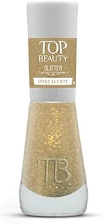Esmalte New Top Beauty 9Ml Glitter - 102 - Iridescente, Top Beauty