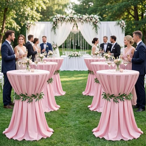 Maysing 6 Pack Ruscus Garland Wedding Cocktail Table Ties Faux Greener by Maysing - Used condition - Image 3