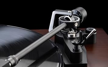 Dual CS618 Manual DirectDrive Turntable with Ortofon 2M Blue Cartridge, Auto Lift and Stop, 33/45/78 RPM, Walnut
